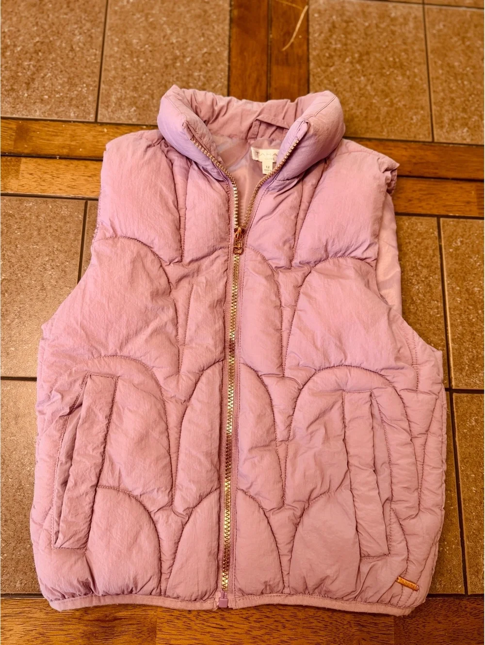 Girls puffer vest size 12